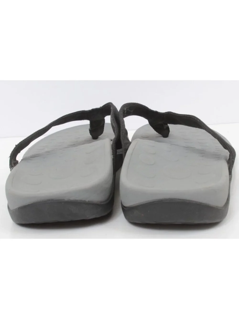 Vionic with Orthaheel Unisex Wave Orthatic Sandal Black Women 12 / Men 11 Black